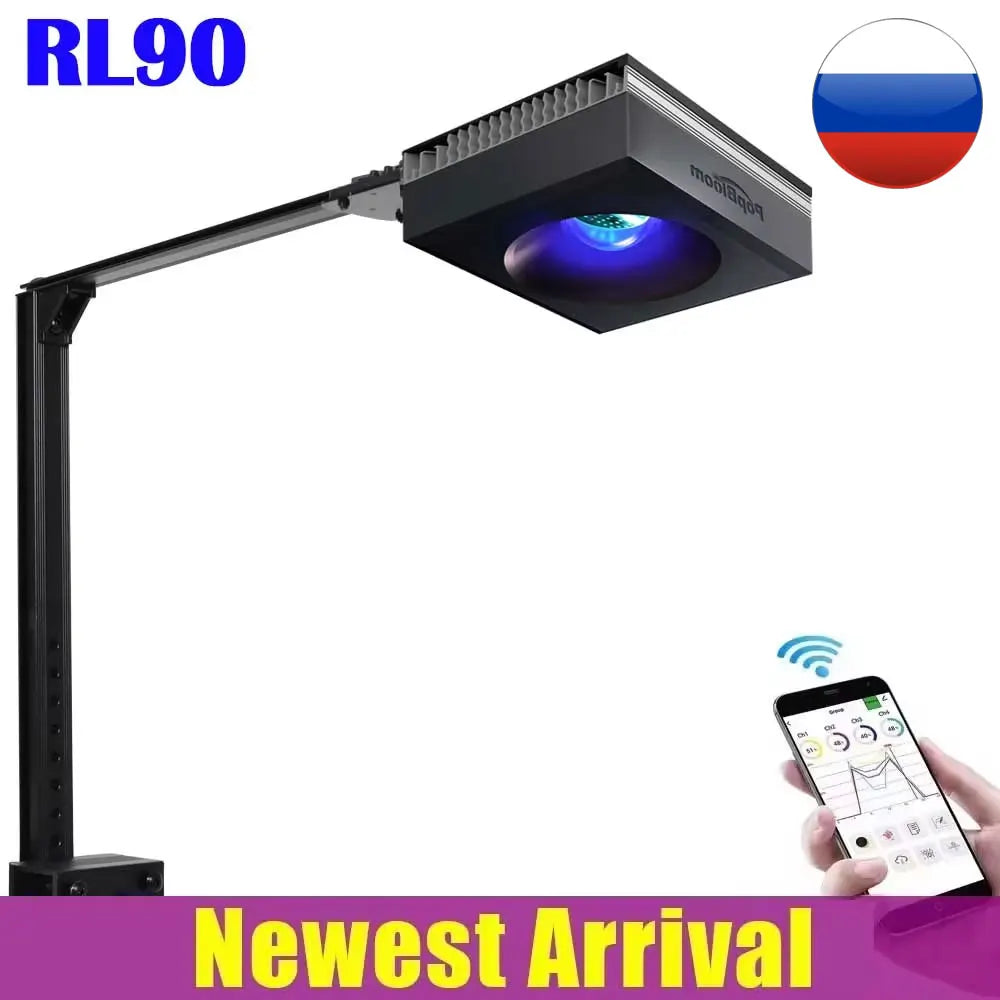 PopBloom Marine Reef Aquarium Light 60W 100W LED Lamp