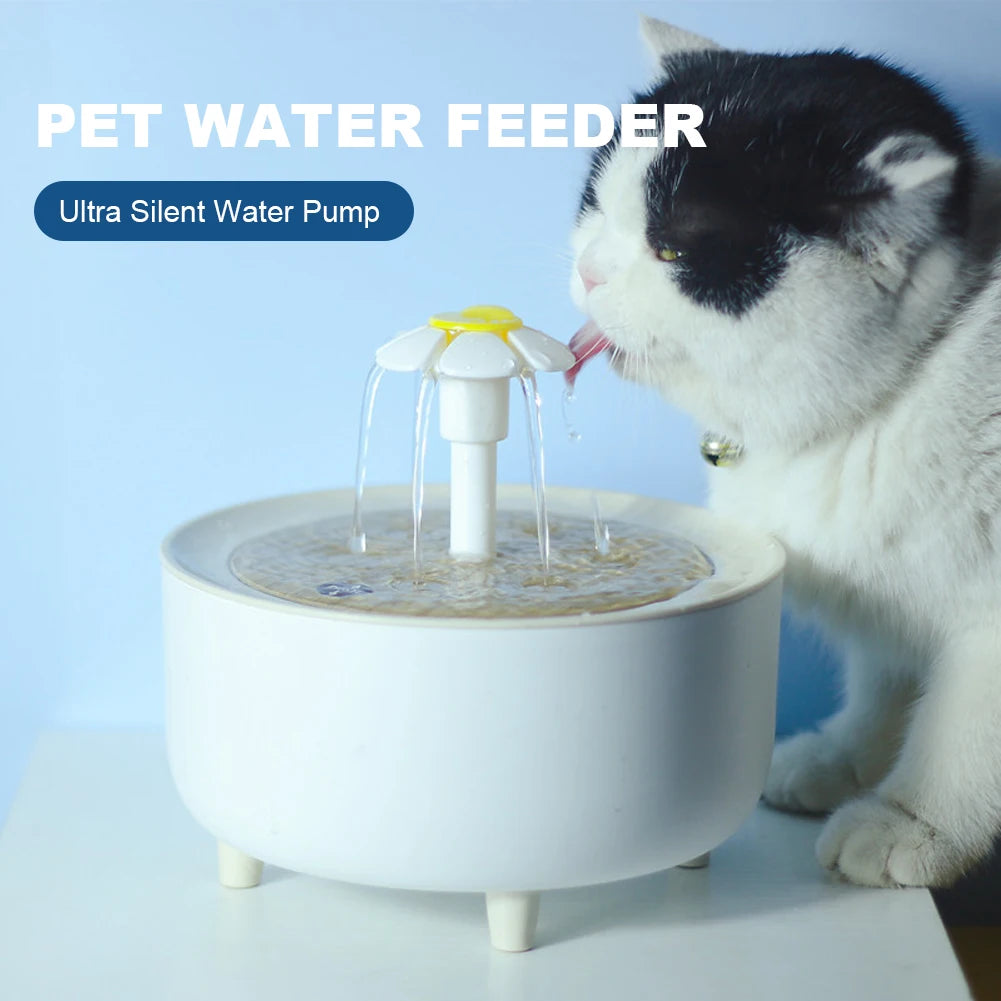 APWIKOGER Cat Water Fountain USB Drinker Dispenser