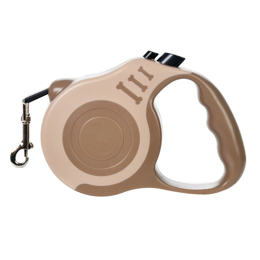 Retractable Dog Leash With Quick Release And Durable Nylon