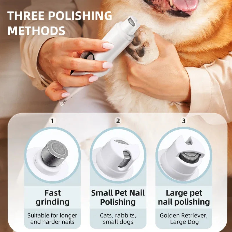 2 In 1 Electrical Dog Nail Grinder And Hair Trimmer