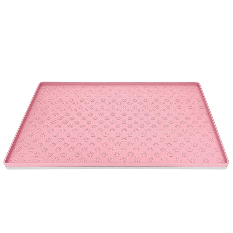 Silicone Waterproof Pet Placemat For Dogs And Cats Dishwasher Safe