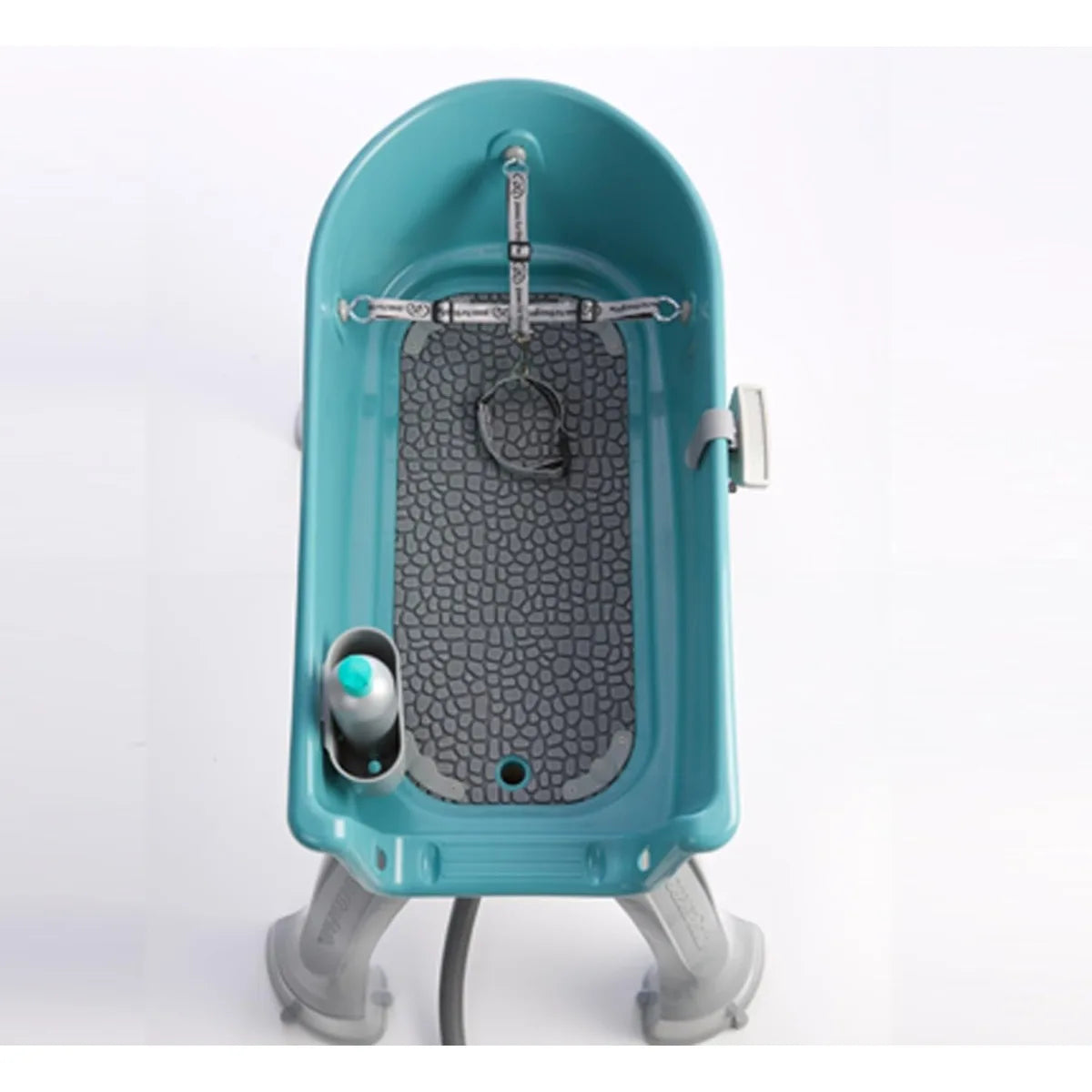 Elevated Dog Bathing Station With Adjustable Height Wash Tub