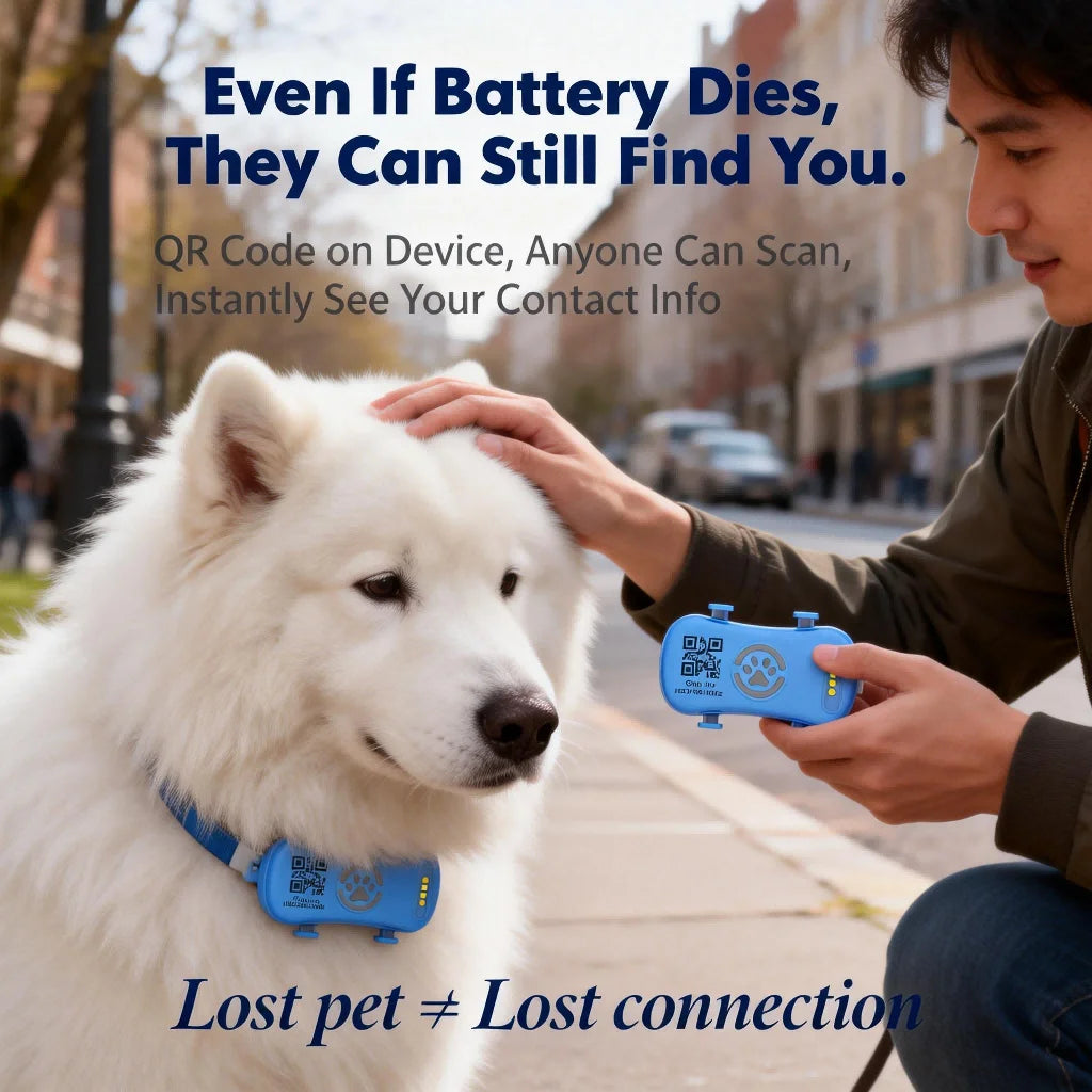 WANWAYTECH GPS Pet Tracker for Dogs and Cats RealTime Tracking