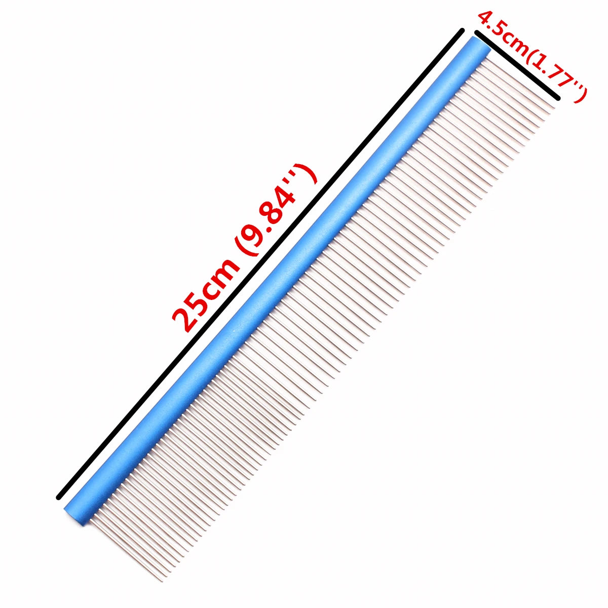 Aluminum Alloy Pet Grooming Combs for Dogs and Cats