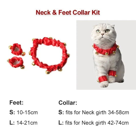 Pet Dog Cat Christmas Costumes Funny Santa Claus Costume for Dogs Cats Winter Warm Dog Cotton Clothes Funny Cute