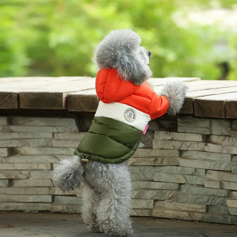 Waterproof Luxury Dog Jacket Down Cotton Vest For Dogs