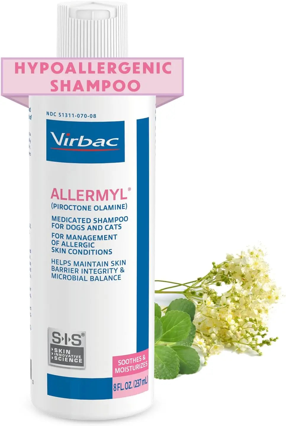 Virbac Allermyl Medicated Shampoo for Allergic Dogs and Cats