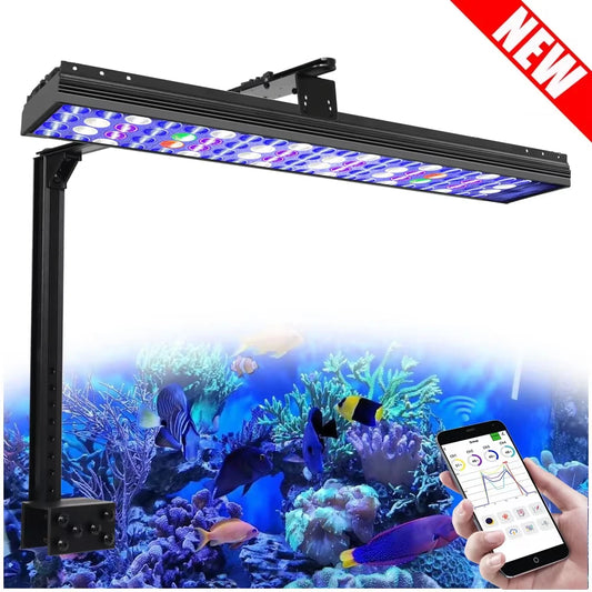 PopBloom Full Spectrum WiFi Marine Aquarium LED Lamp Timer