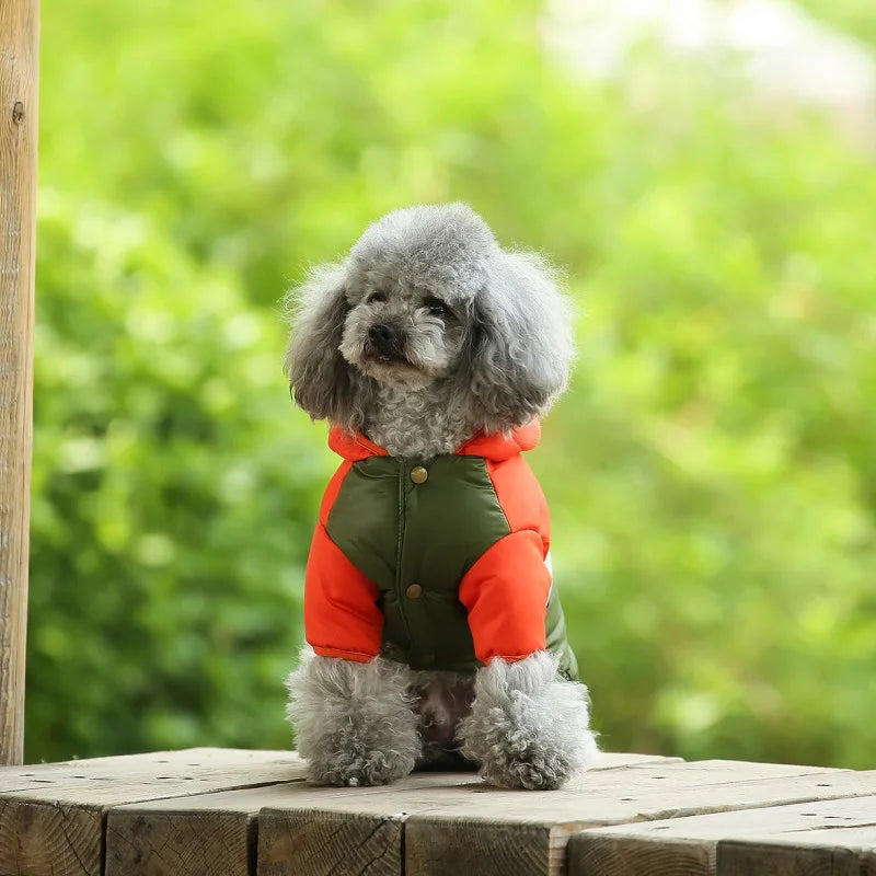 Waterproof Luxury Dog Jacket Down Cotton Vest For Dogs