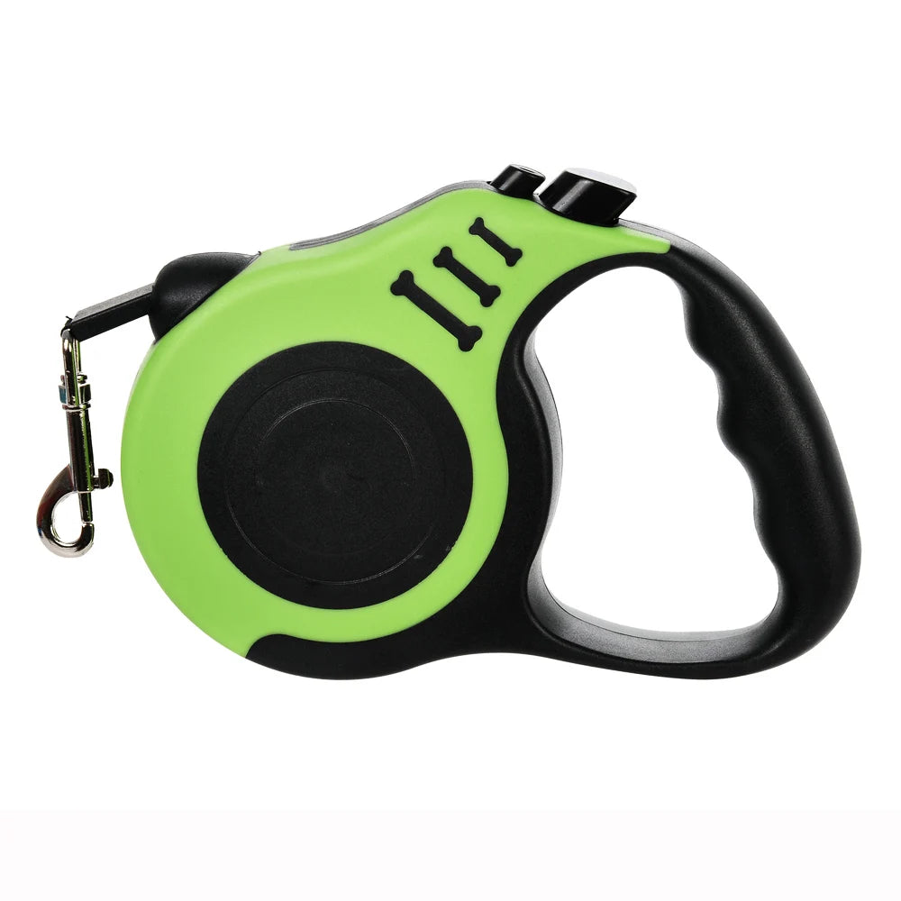 Retractable Dog Leash With Quick Release And Durable Nylon