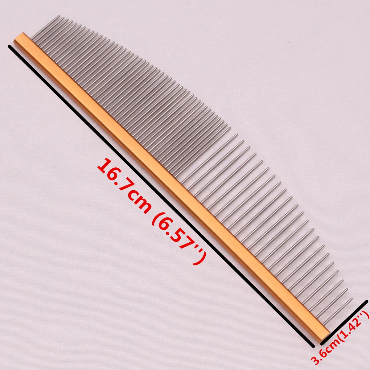 Aluminum Alloy Pet Grooming Combs for Dogs and Cats