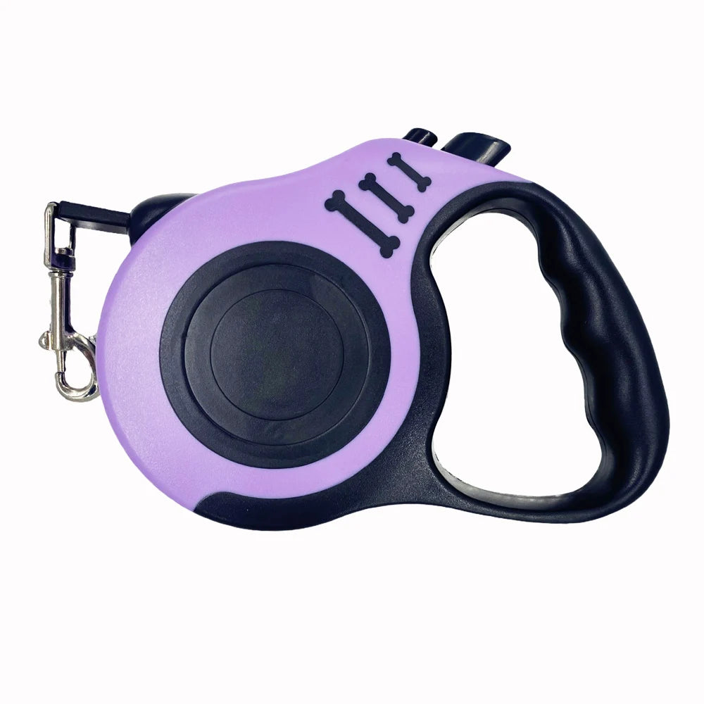 Retractable Dog Leash With Quick Release And Durable Nylon