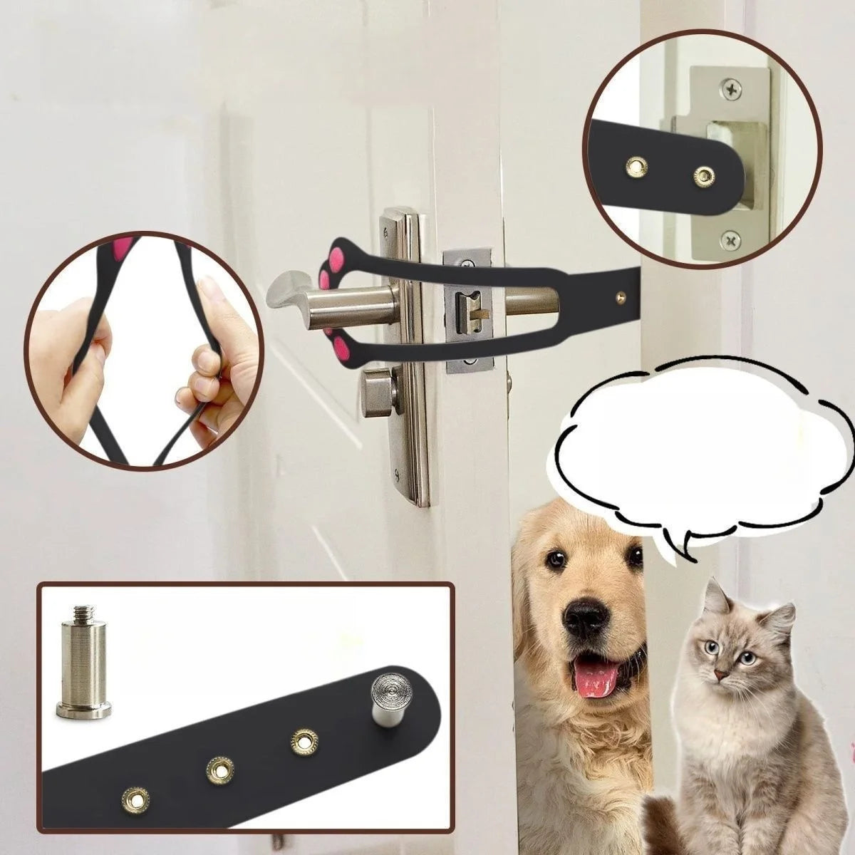 High Concerned Cat Fence Ventilation Door Entry System