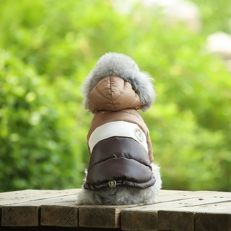 Waterproof Luxury Dog Jacket Down Cotton Vest For Dogs