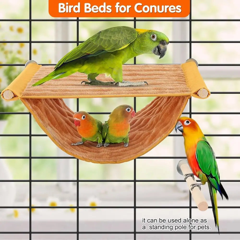 Winter Warm Bird Nest Bed Hammock For Parrots And Budgies