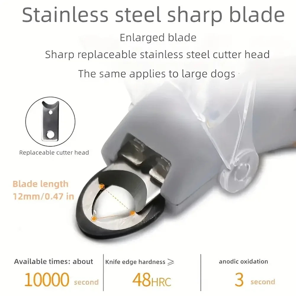 Led Light Magnified Pet Nail Clippers For Cats And Dogs