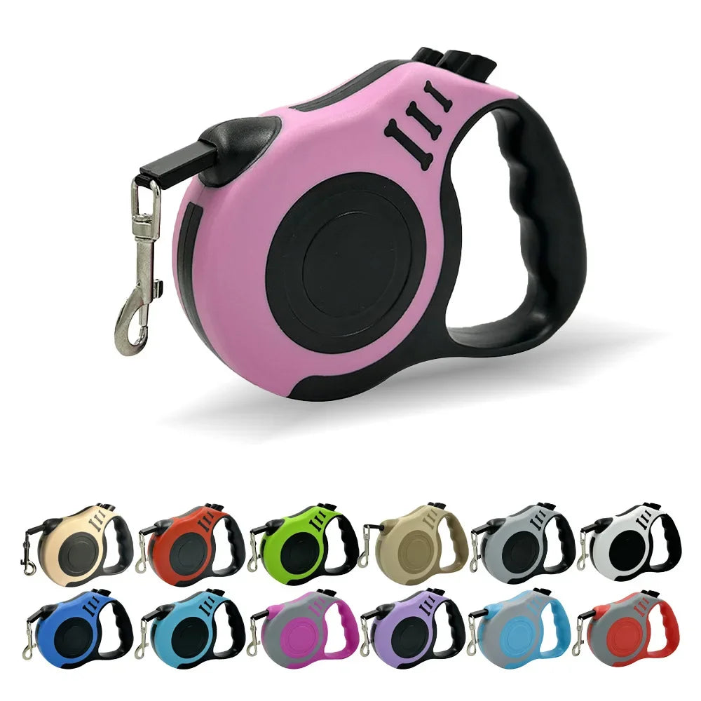 Retractable Dog Leash Quick Release Portable Walking Leash