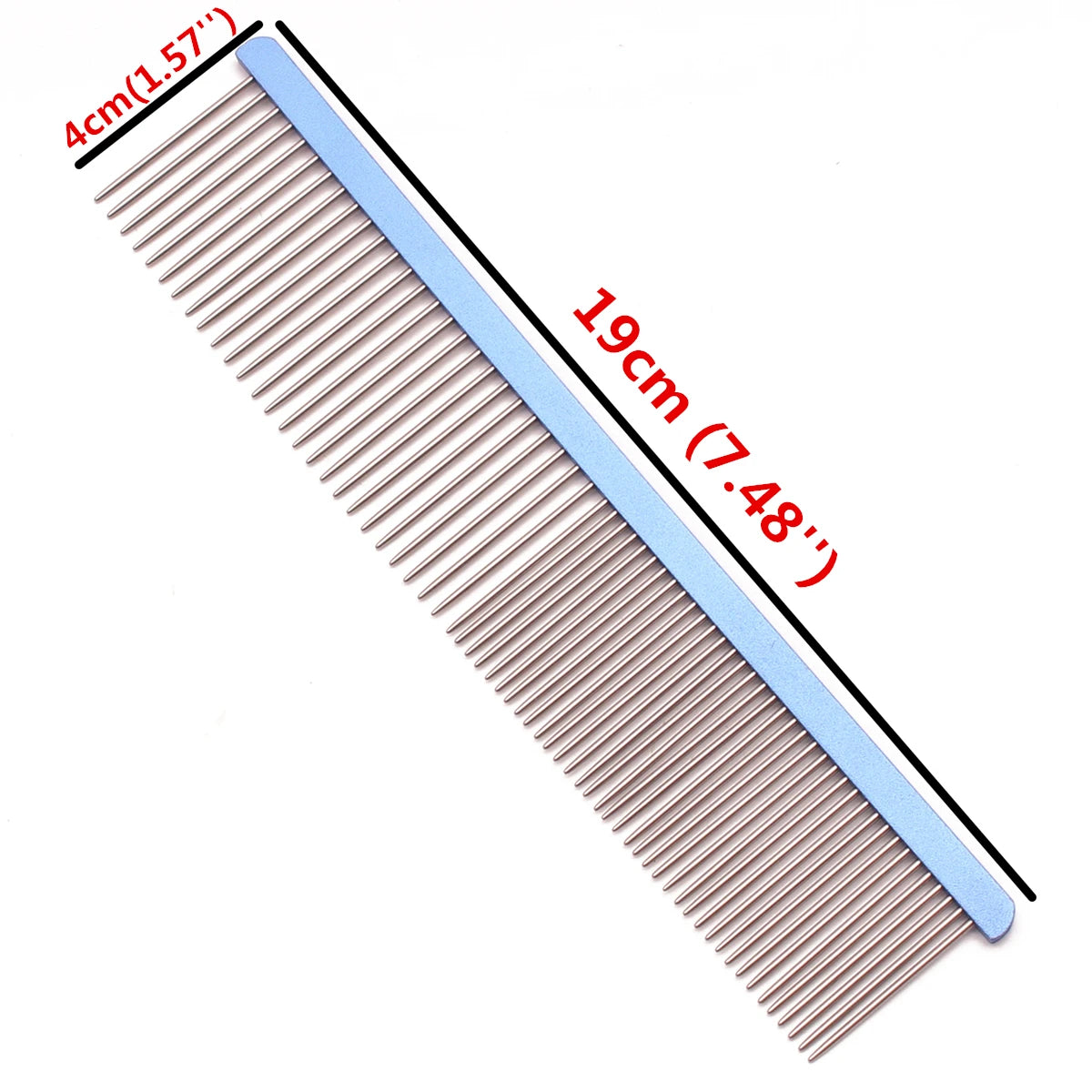 Aluminum Alloy Pet Grooming Combs for Dogs and Cats