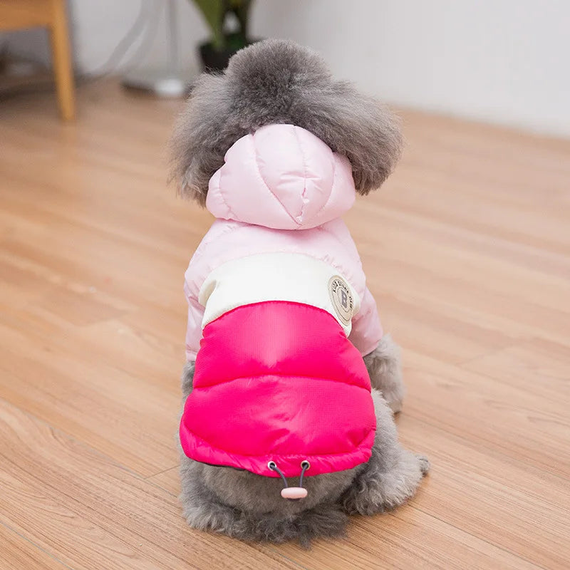 Waterproof Luxury Dog Jacket Down Cotton Vest For Dogs