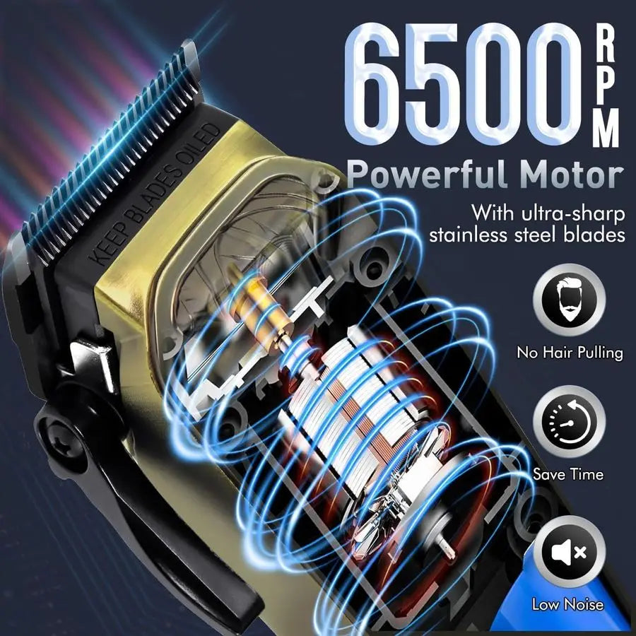 XMSJ Professional Hair Clipper Kit 3 In 1 Grooming System