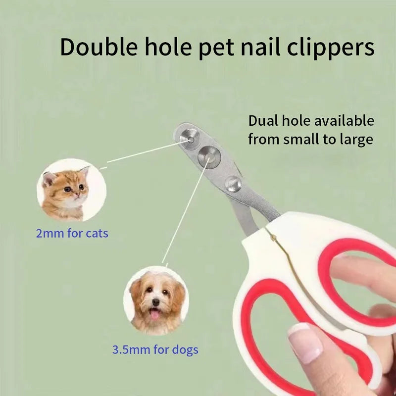 RPXBGUCKARHG Cat Nail Clippers Stainless Steel Claw Cutter For Cats