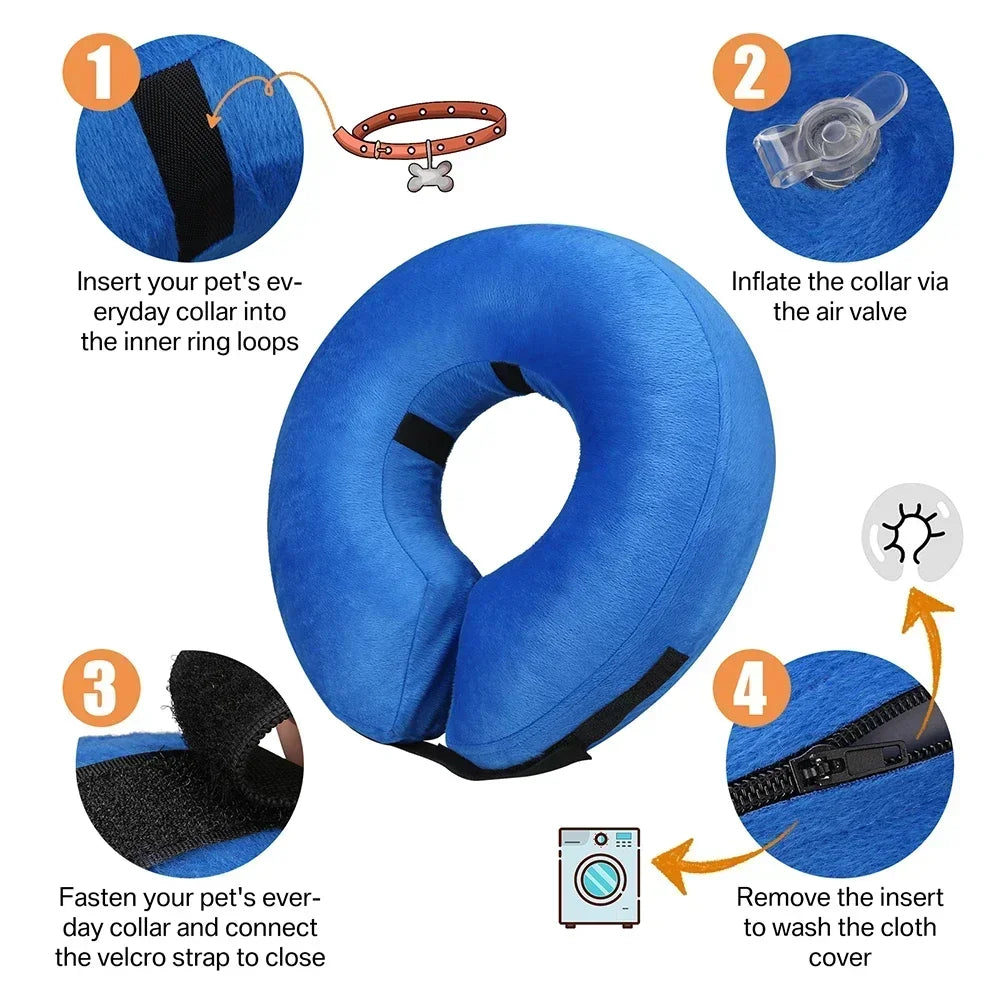 Guangdong Protective Inflatable Recovery Collar for Dogs and Cats