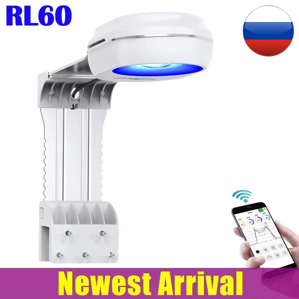 PopBloom Marine Reef Aquarium Light 60W 100W LED Lamp