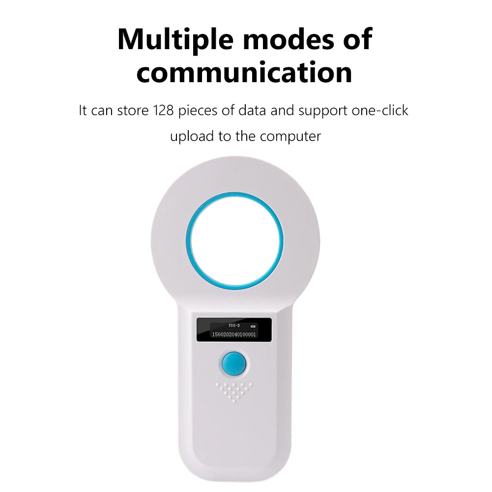 ALLOYSEED Handheld Animal Microchip Reader With OLED Display