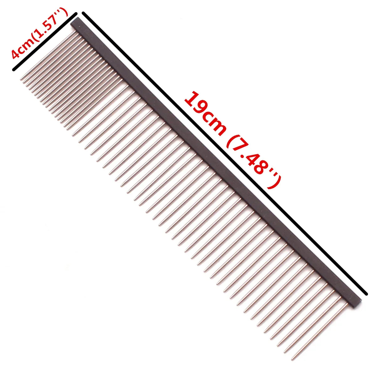 Aluminum Alloy Pet Grooming Combs for Dogs and Cats