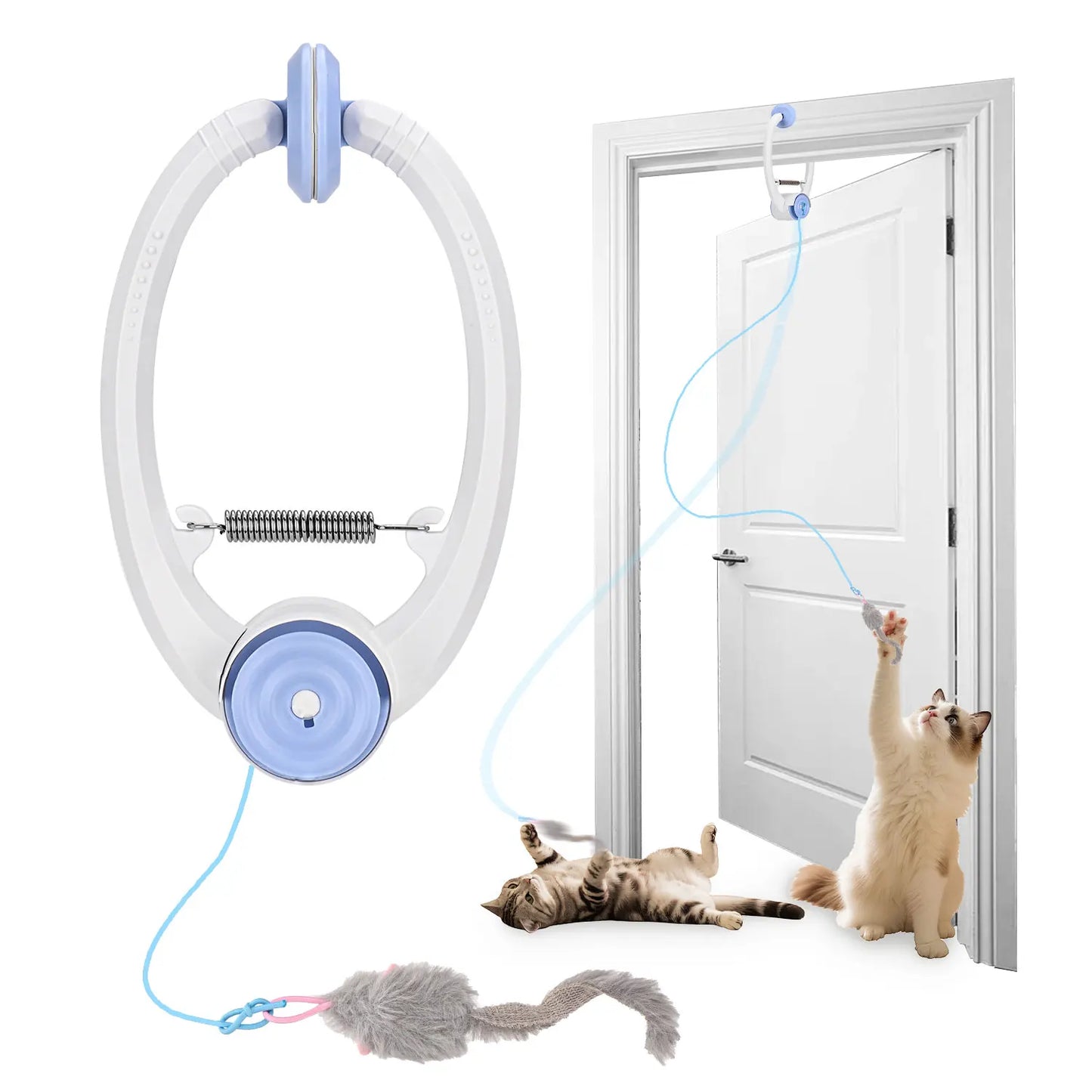 Cityflee USB Rechargeable Electric Door Hanging Cat Toy Interactive