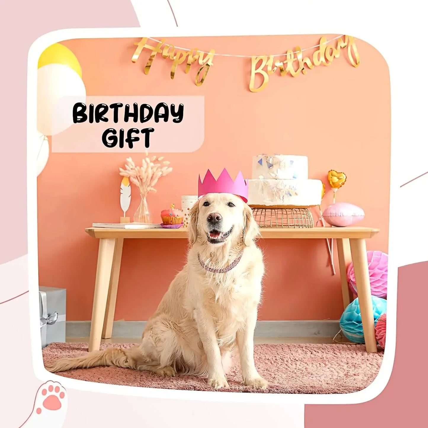 Pet Diamond Cuban Link Necklace Collar For Dogs And Cats