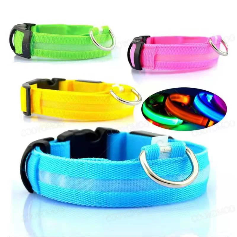 COOYOMOOCN Luminous USB Charge Collar For Dogs With Night Glow