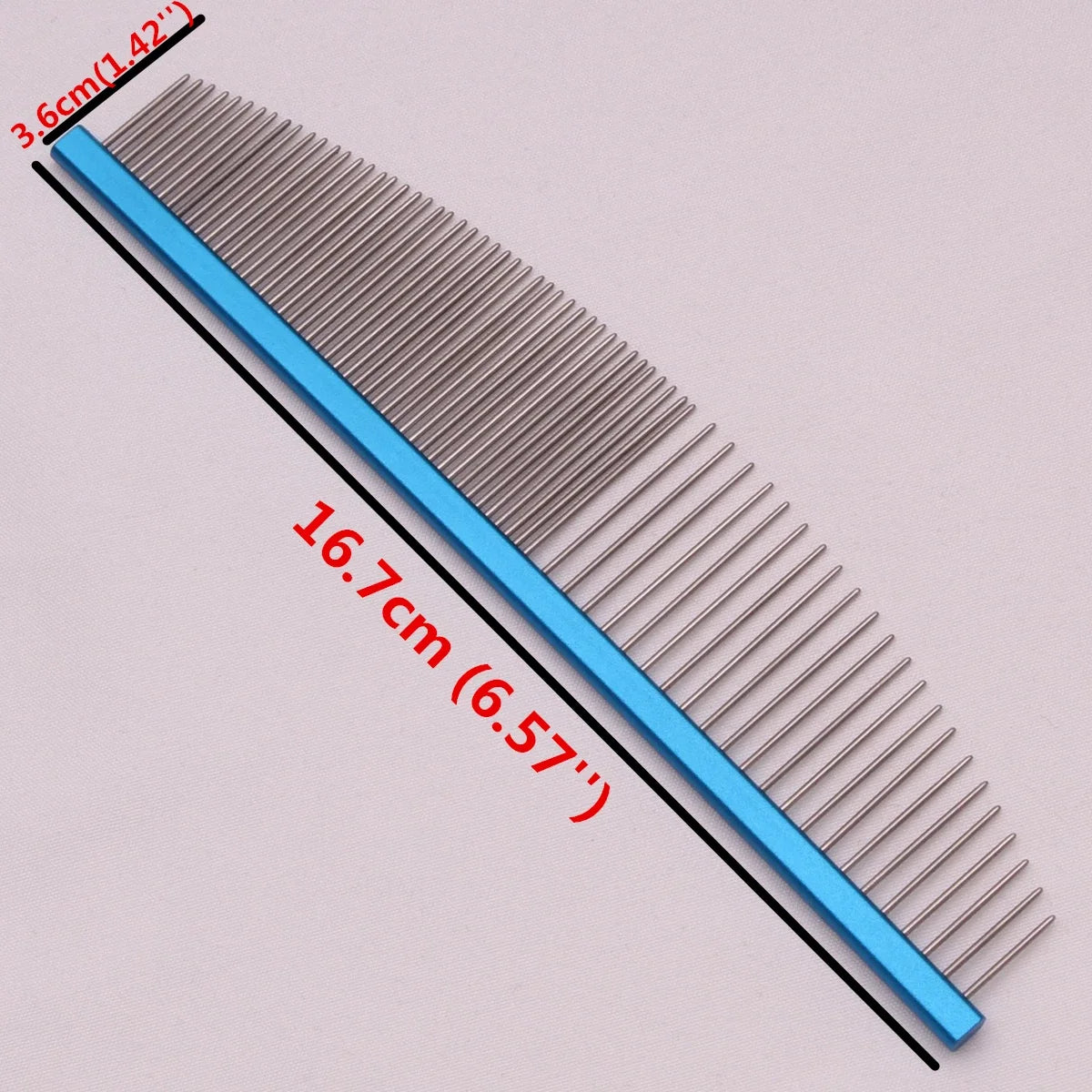 Aluminum Alloy Pet Grooming Combs for Dogs and Cats