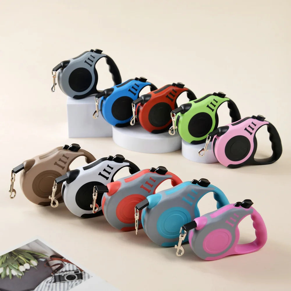 Retractable Dog Leash Quick Release Portable Walking Leash