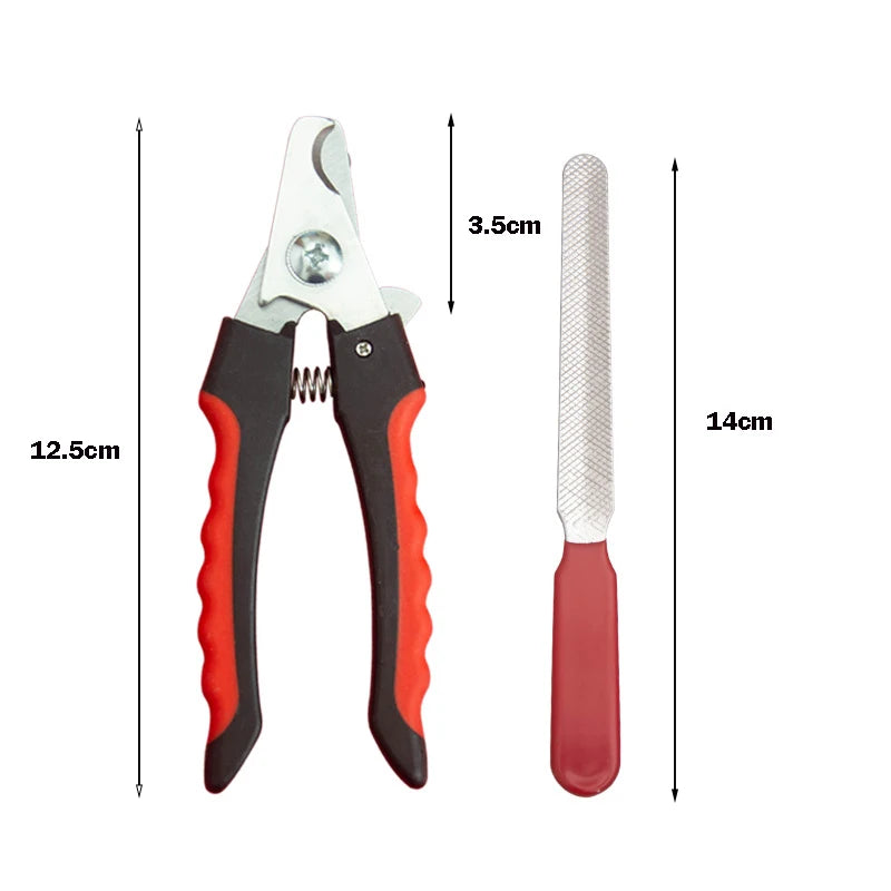 Stainless Steel Sickle Nail Clippers For Large Dogs And Cats