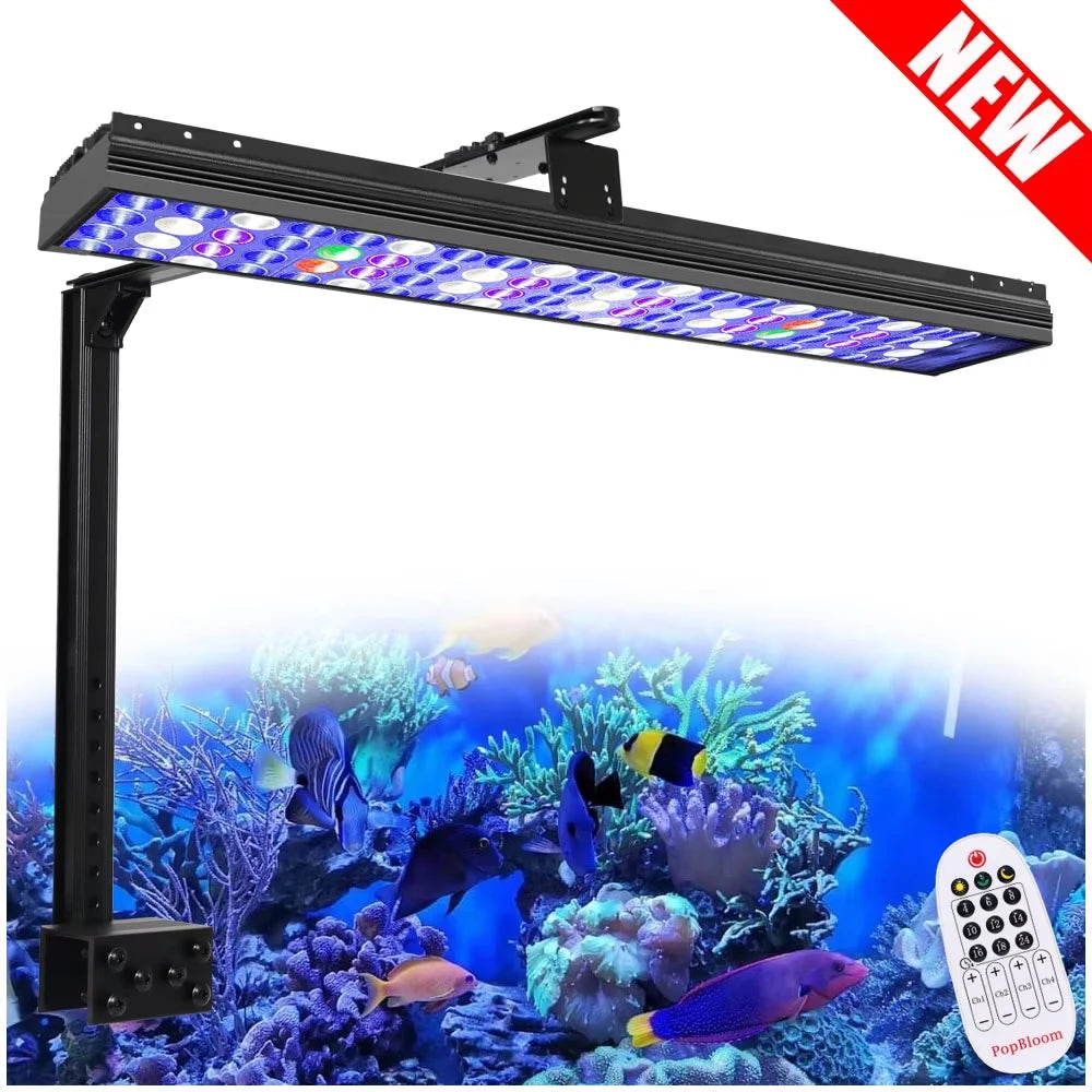 PopBloom Full Spectrum WiFi Marine Aquarium LED Lamp Timer