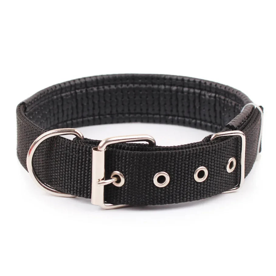 NONECN Solid Nylon Dog Collar For All Dogs Durable