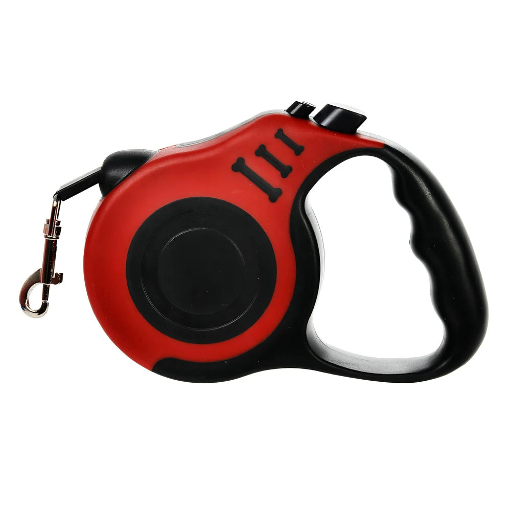 Retractable Dog Leash With Quick Release And Durable Nylon