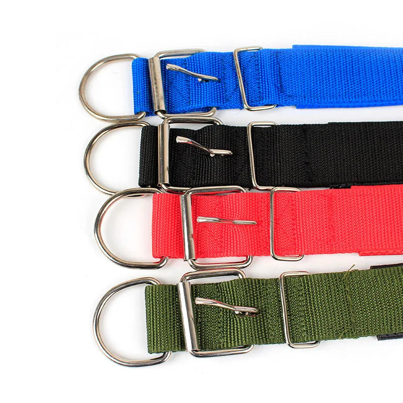 NONECN Solid Nylon Dog Collar For All Dogs Durable