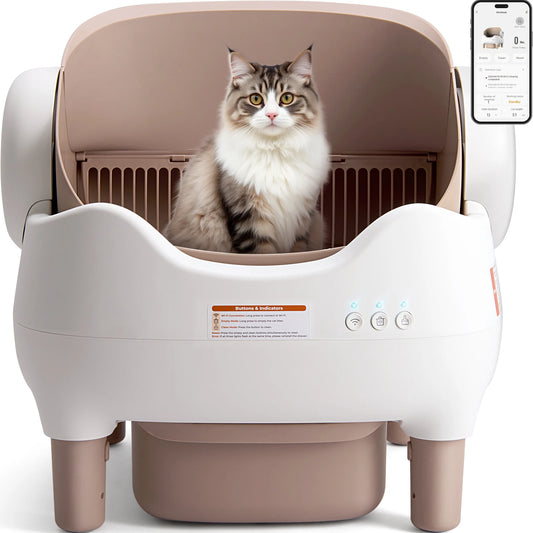 Lunapurr Self Cleaning Automatic Cat Litter Box With App